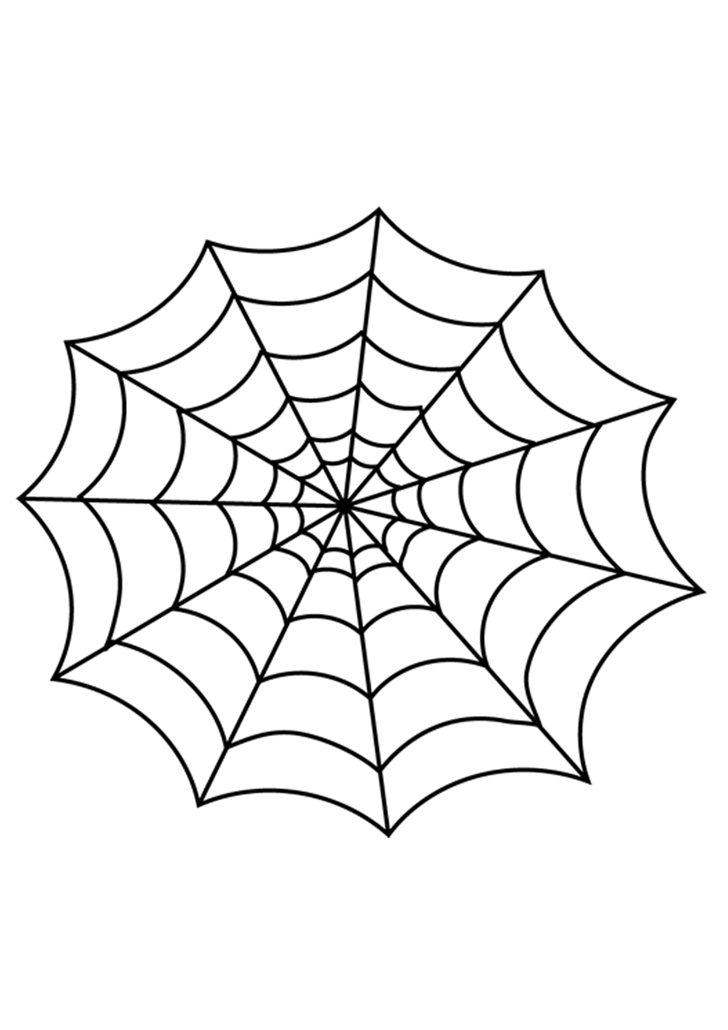 2480x3508 Spider Web Template
