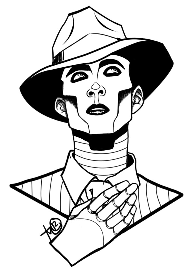 672x949 The Spine Linework By Terahann