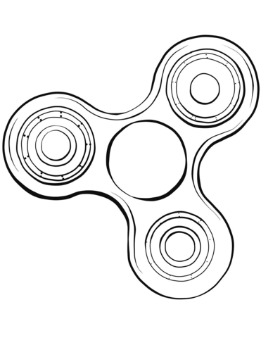 371x480 Fidget Spinner Coloring Page Free Printable Coloring Pages