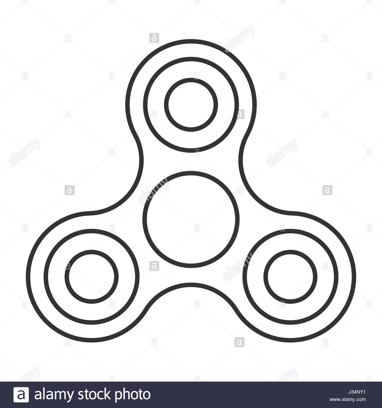 1300x1390 Hand Spinner Toy Icon Stock Vector Art Amp Illustration, Vector