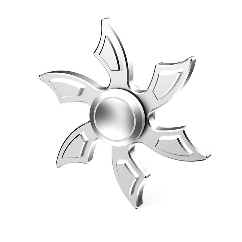 800x800 Very Cool Snowflake Aluminum Alloy Fidget Spinner With 606 Bearing