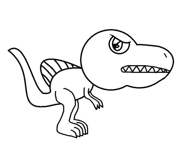 600x469 Baby Spinosaurus Base By Dj Lynx Gio