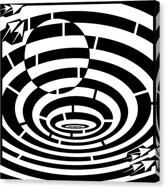 546x622 Spin Art Be The Ball Maze Drawing By Yonatan Frimer Maze Artist