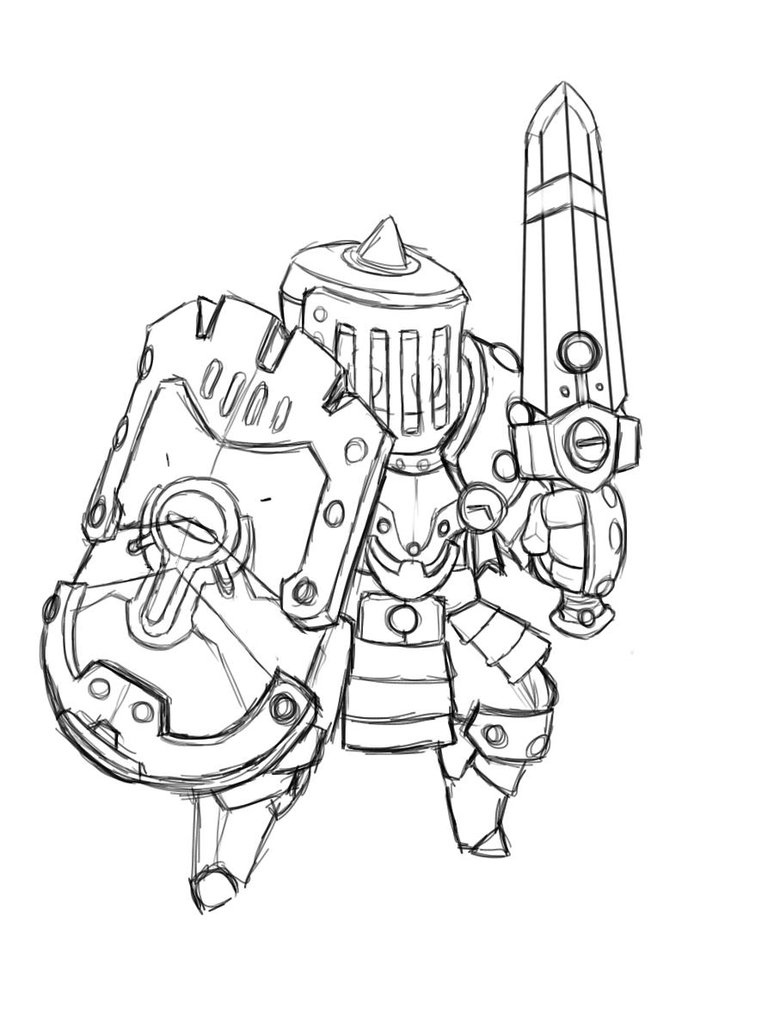 774x1032 Spiral Knights Guardian Lock Down By Mrslaz