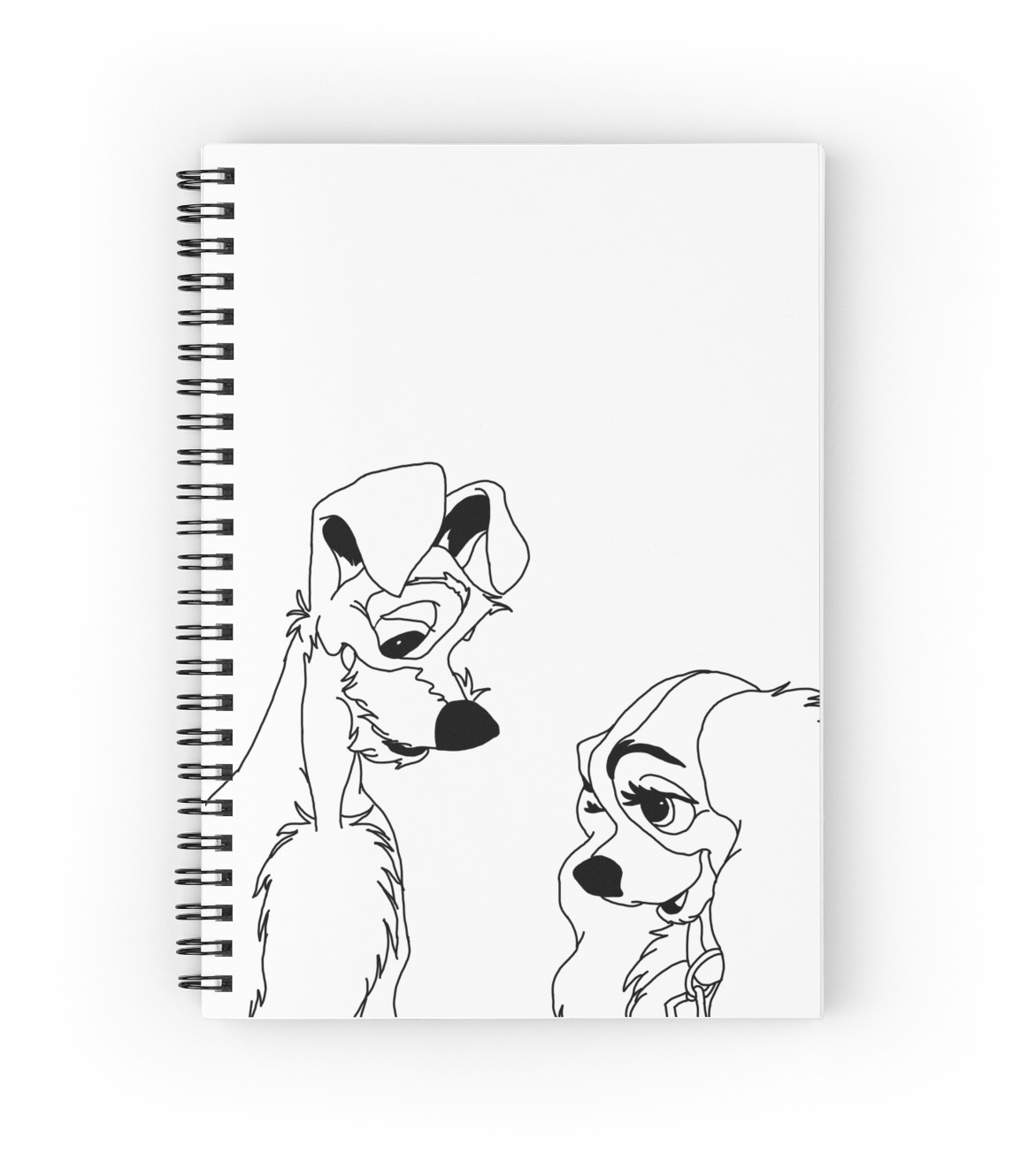 1171x1313 Lady And The Tramp Spiral Notebooks By Sophiemase Redbubble