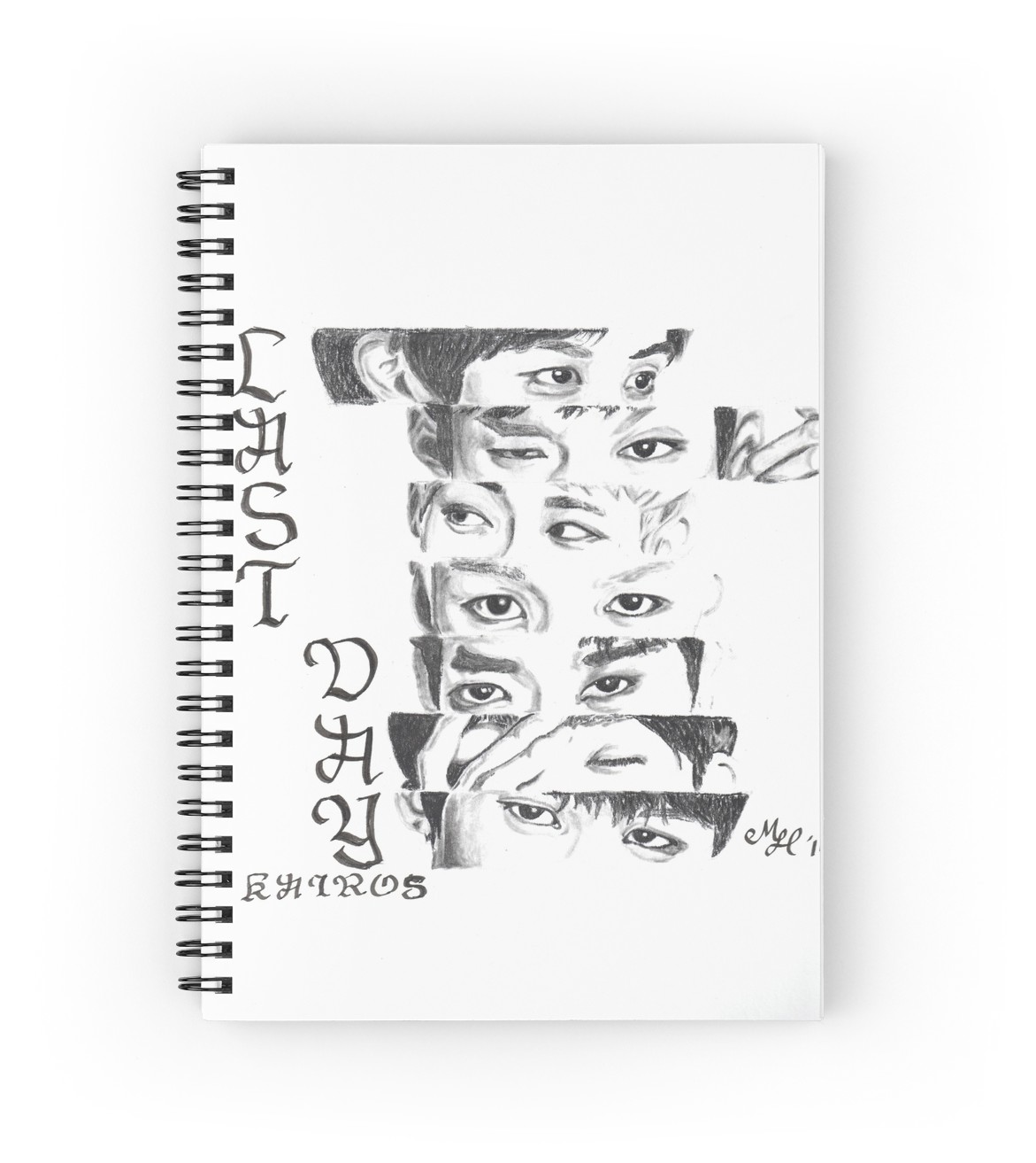 1171x1313 Btob Eyes Spiral Notebooks By Mlhkpopart Redbubble