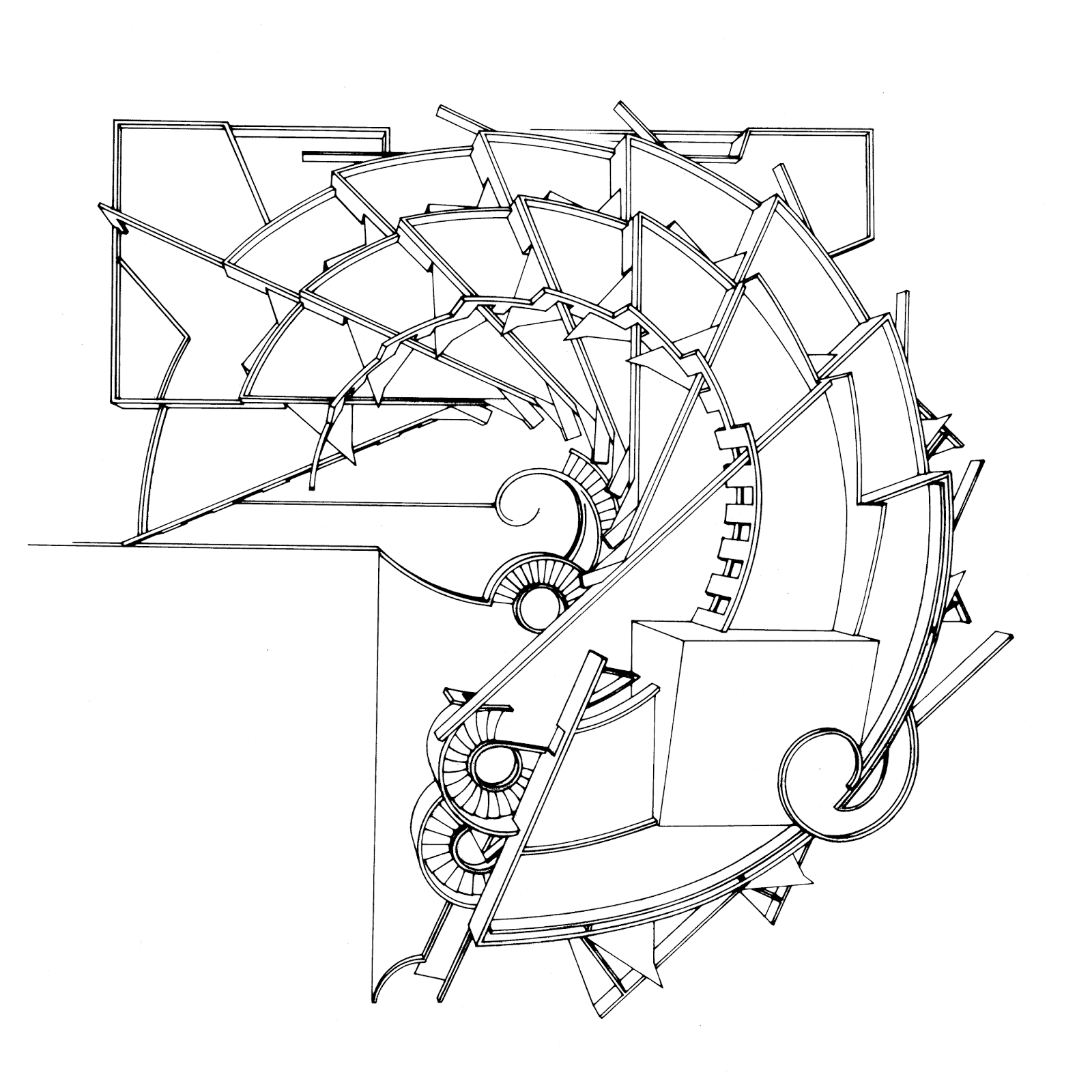 1600x1600 Hidden Architecture Spiral Apartment House 0.0