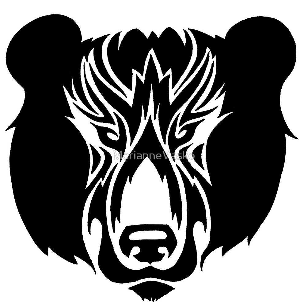 992x1000 Bear Innner Spirit By Mariannevasko Redbubble