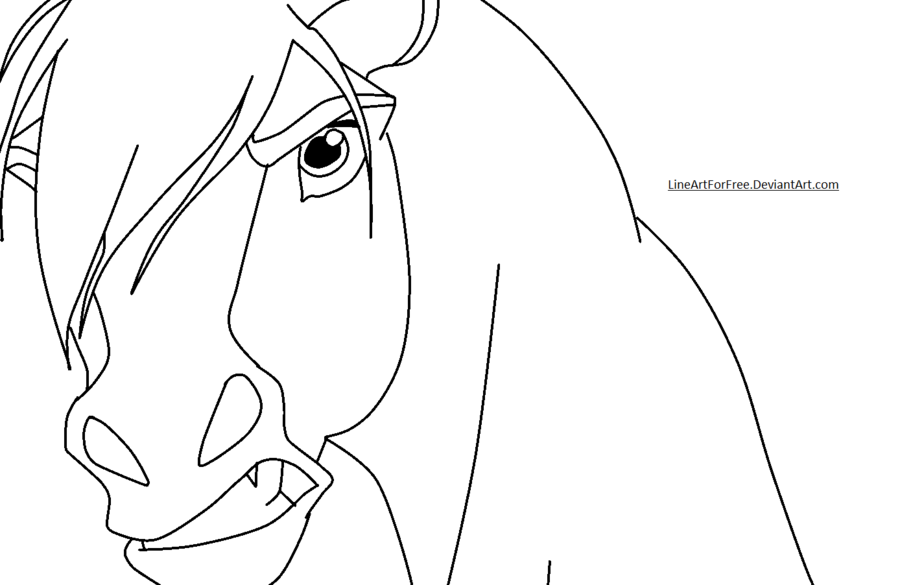 900x585 Horse Base 10 By Lineartforfree