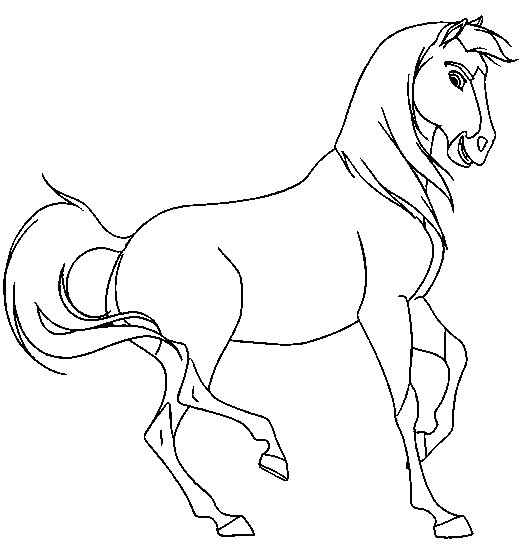 529x554 Horse Lineart 1 By Thunder Rolling Mare
