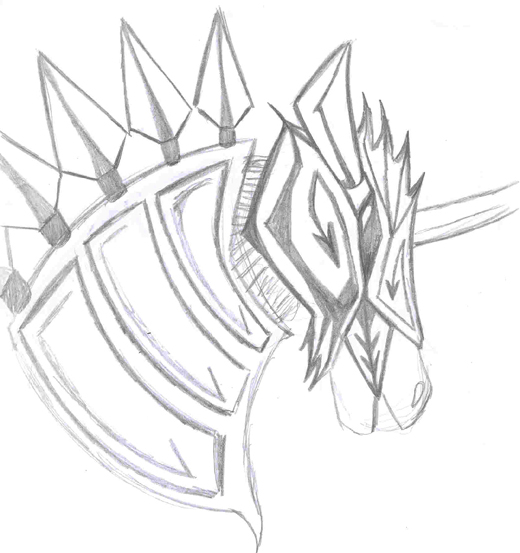 520x553 Spirit Horse Type Zoid By Shadowbladefury