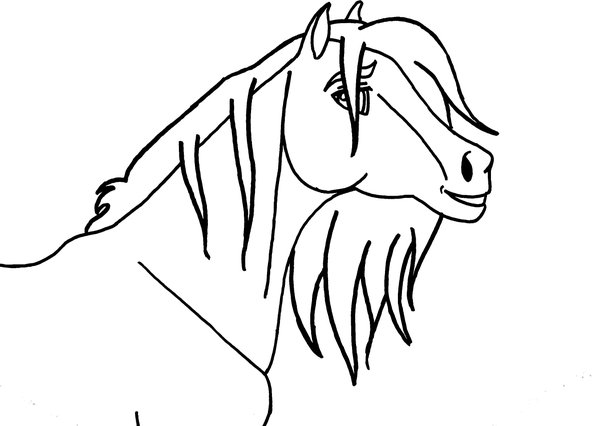 600x426 Spirit Style Horse Headshot By Silent Darkness92