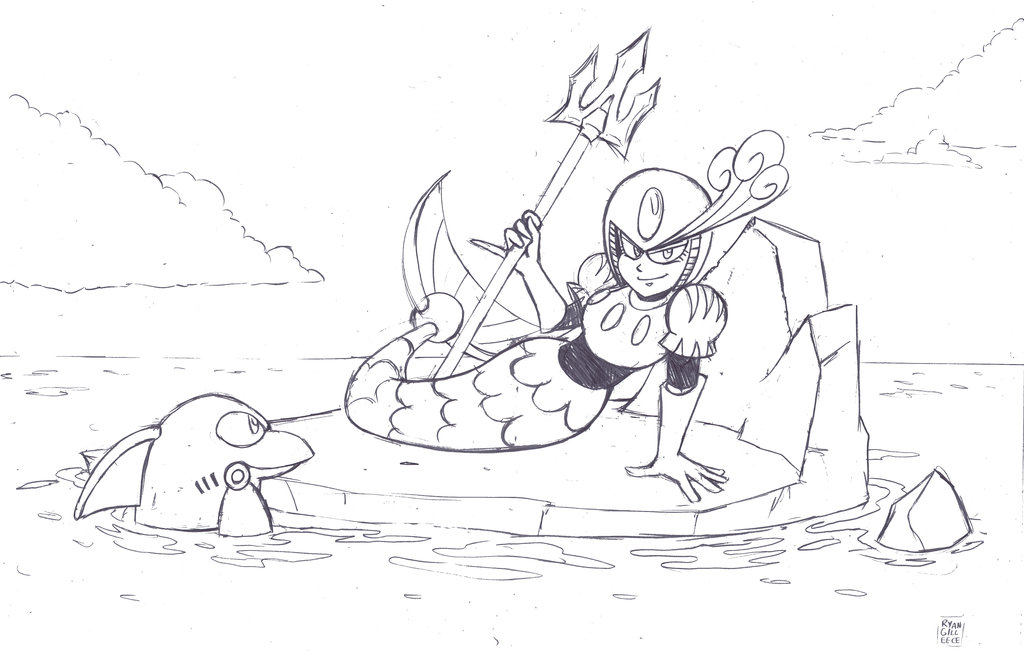 1024x651 Splash Woman Pencils By Megaryan104