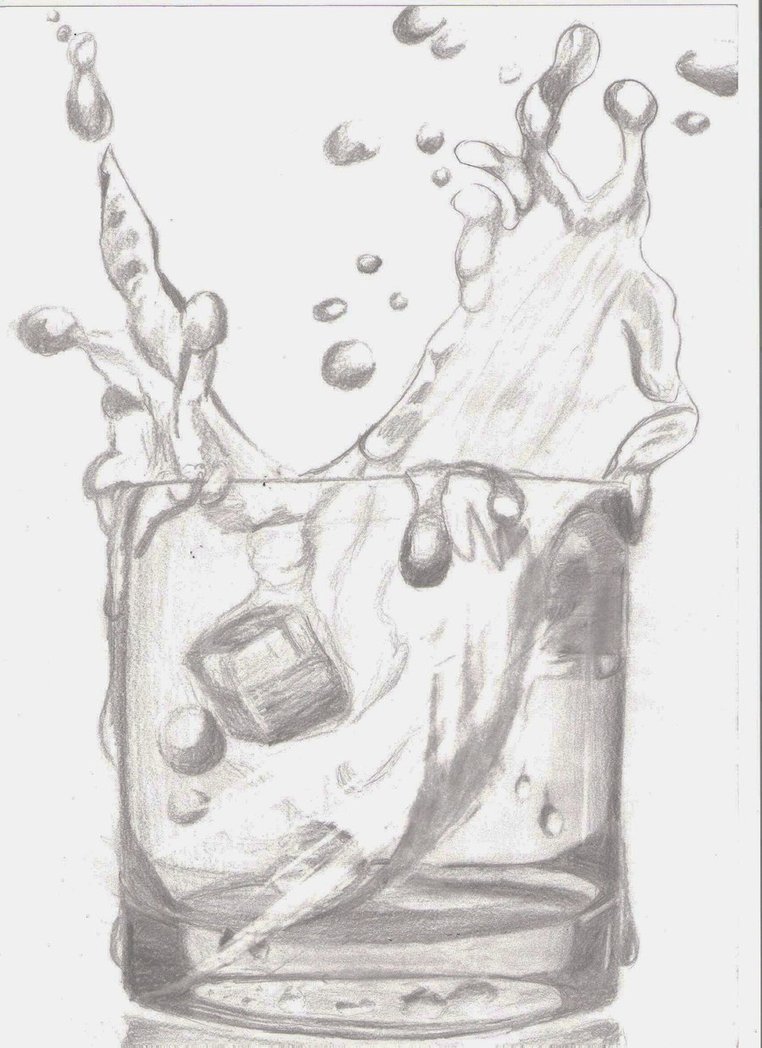 762x1048 Water Splash Drawing Technique Reference Drawing