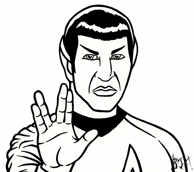 623x552 Mr Spock By Berty J