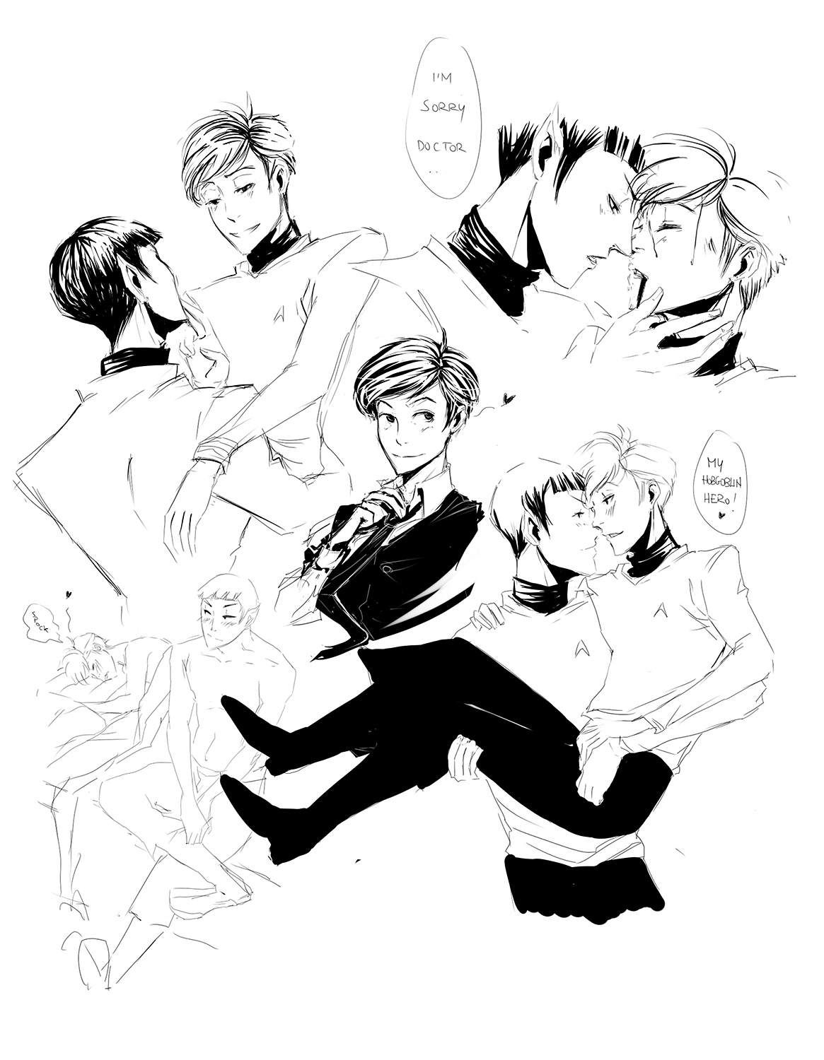 1165x1500 St Spock Mccoy Other Doddles By Mkb Diapason