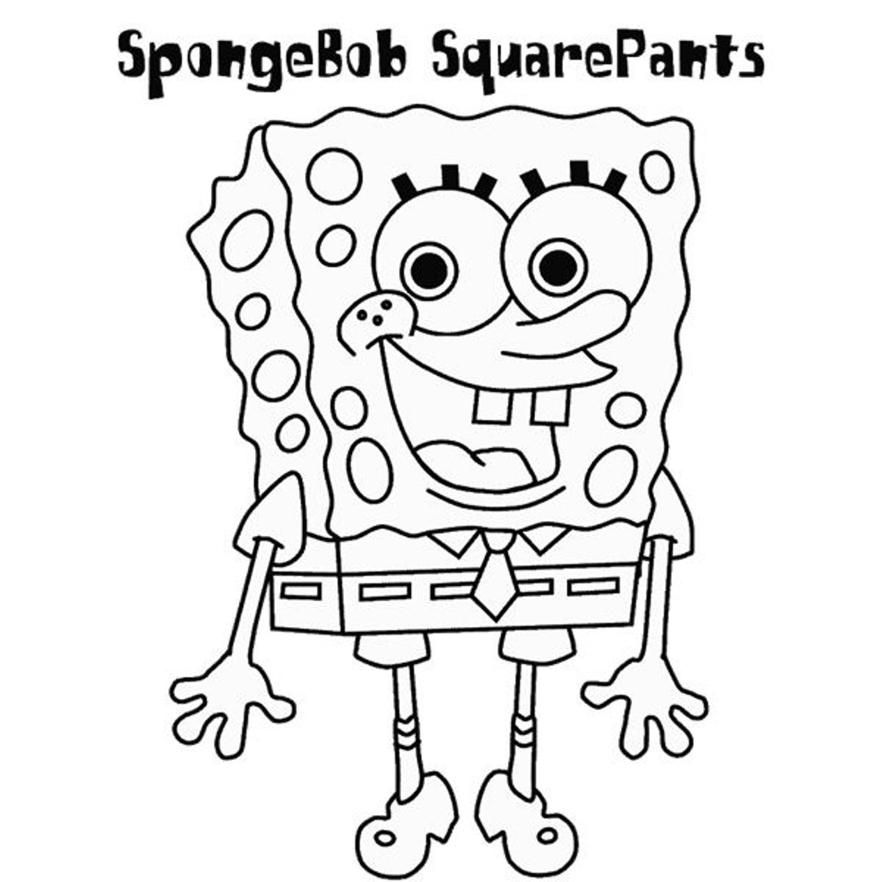 1266x1266 Spongebob And Sandy Coloring Pages Printable, Printable Spongebob