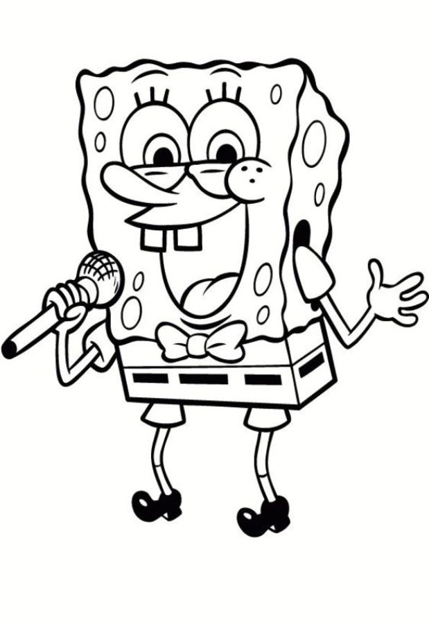 619x900 Coloring Pages Spongebob Squarepants, Printable For Kids Amp Adults