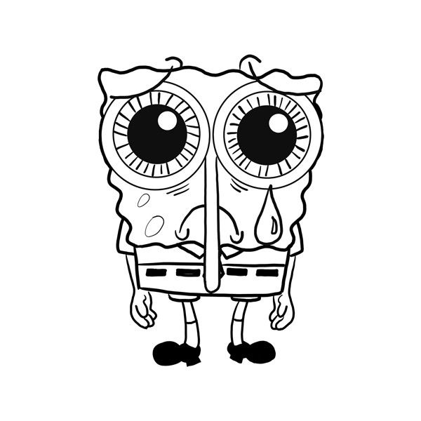 600x600 How To Draw Spongebob Step By Step + Funny Sketch And Picture