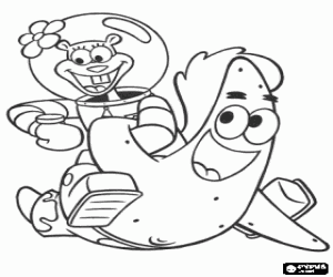 300x250 Spongebob Squarepants Coloring Pages Printable Games