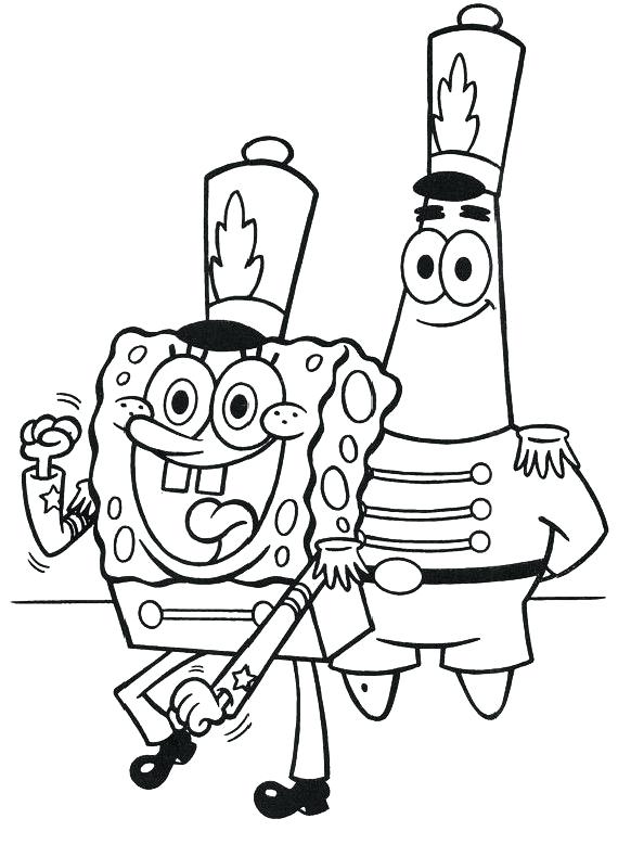 Spongebob And Patrick Drawing At GetDrawings | Free Download