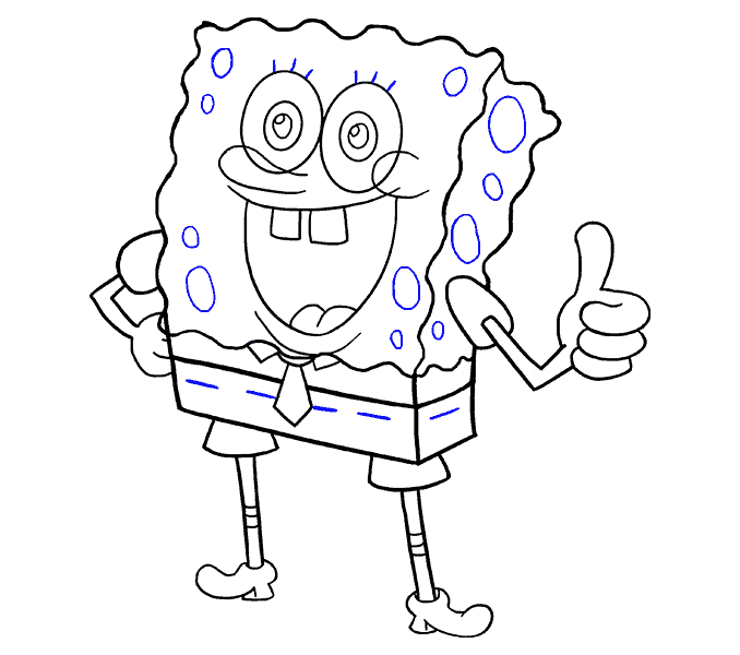 678x600 How To Draw Spongebob Easy Step By Step Drawing Guides