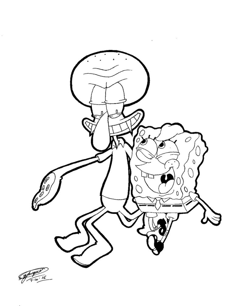 795x1004 Vampire Squidward With Spongebob! 3 By Shannonxnaruto