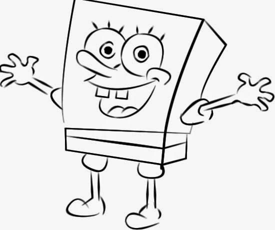 550x460 Sketchyourdreams How To Draw Spongebob