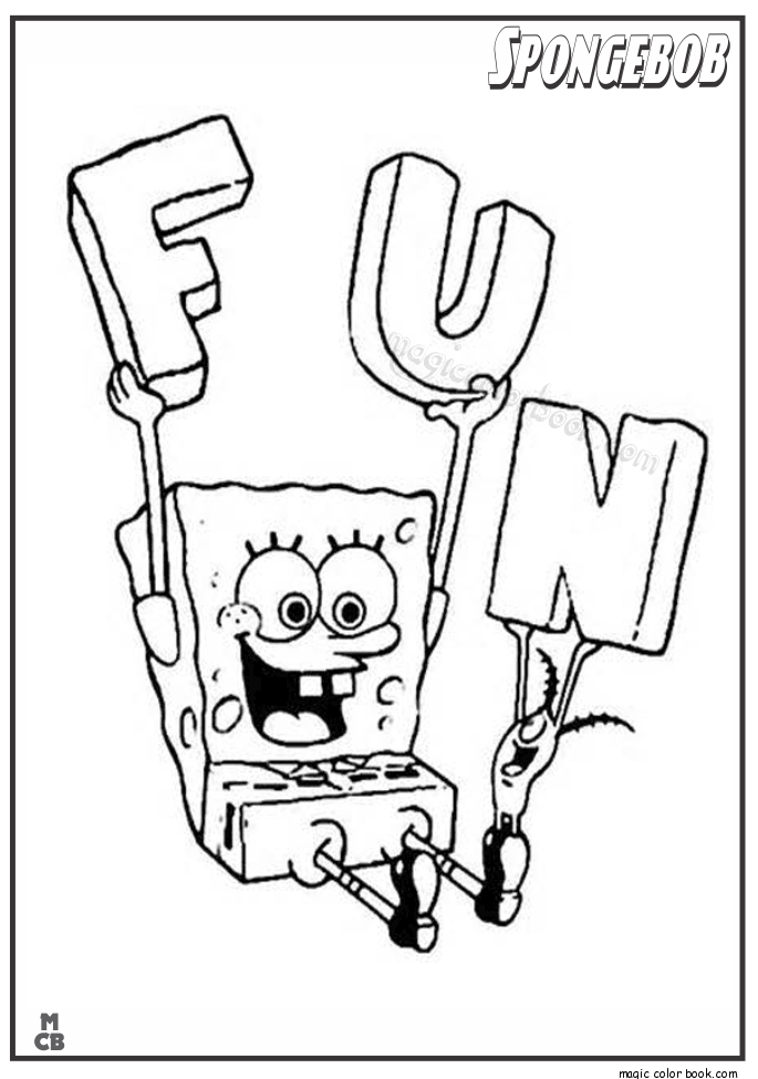 685x975 Pin By Magic Color Book On Spongebob Coloring Pages Free Online