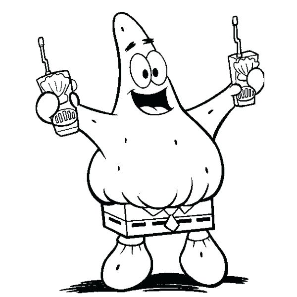600x600 Spongebob And Patrick Coloring Pages