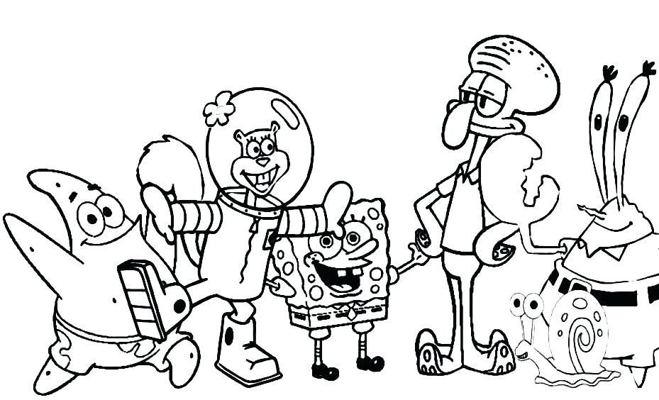 929x564 Excellent Spongebob Coloring Page Kids Pages Books As Well Print
