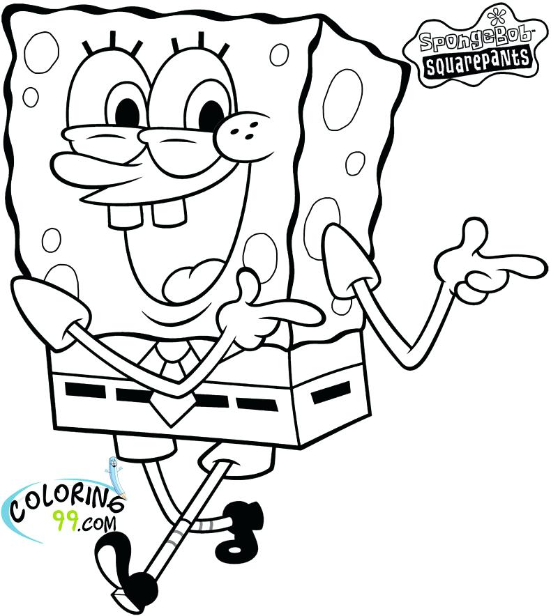 790x884 Spongebob Free Coloring Pages Coloring Pages For Good Draw Page