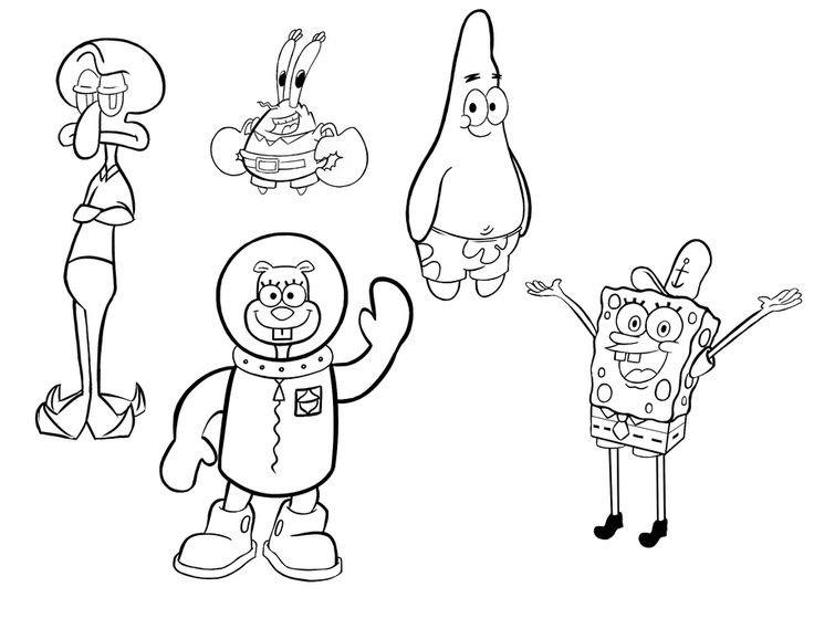 Spongebob Drawing Steps at GetDrawings | Free download