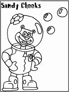 236x314 Spongebob Squarepants Coloring Page