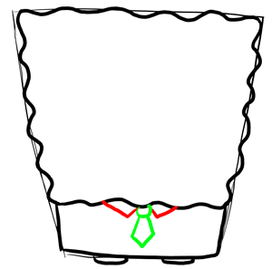300x297 Draw Spongebob Squarepants With Easy Step By Step Drawing Lesson