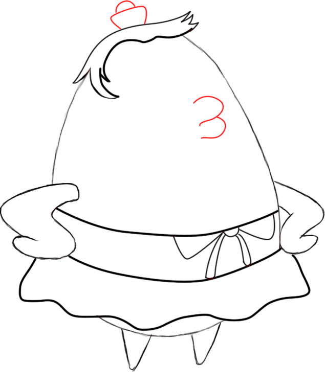 635x755 How To Draw Mrs Puff From Spongebob Squarepants