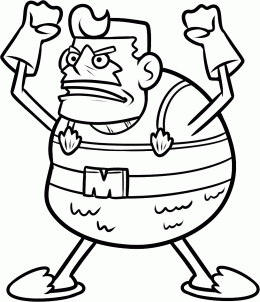 260x302 How To Draw How To Draw Mermaid Man, Mermaid Man From Spongebob