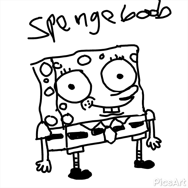 600x600 A Terrible Spongebob Drawing Spongebob Squarepants Amino