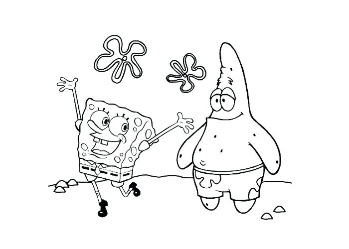 700x500 Patrick Spongebob Coloring Pages Gangster Coloring Pictures