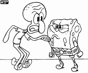 300x250 Spongebob Squarepants Coloring Pages Printable Games