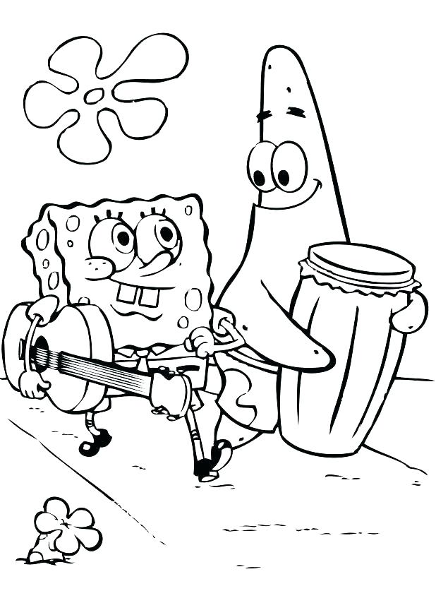 618x871 Spongebob Free Coloring Pages Coloring Pages For Good Draw Page