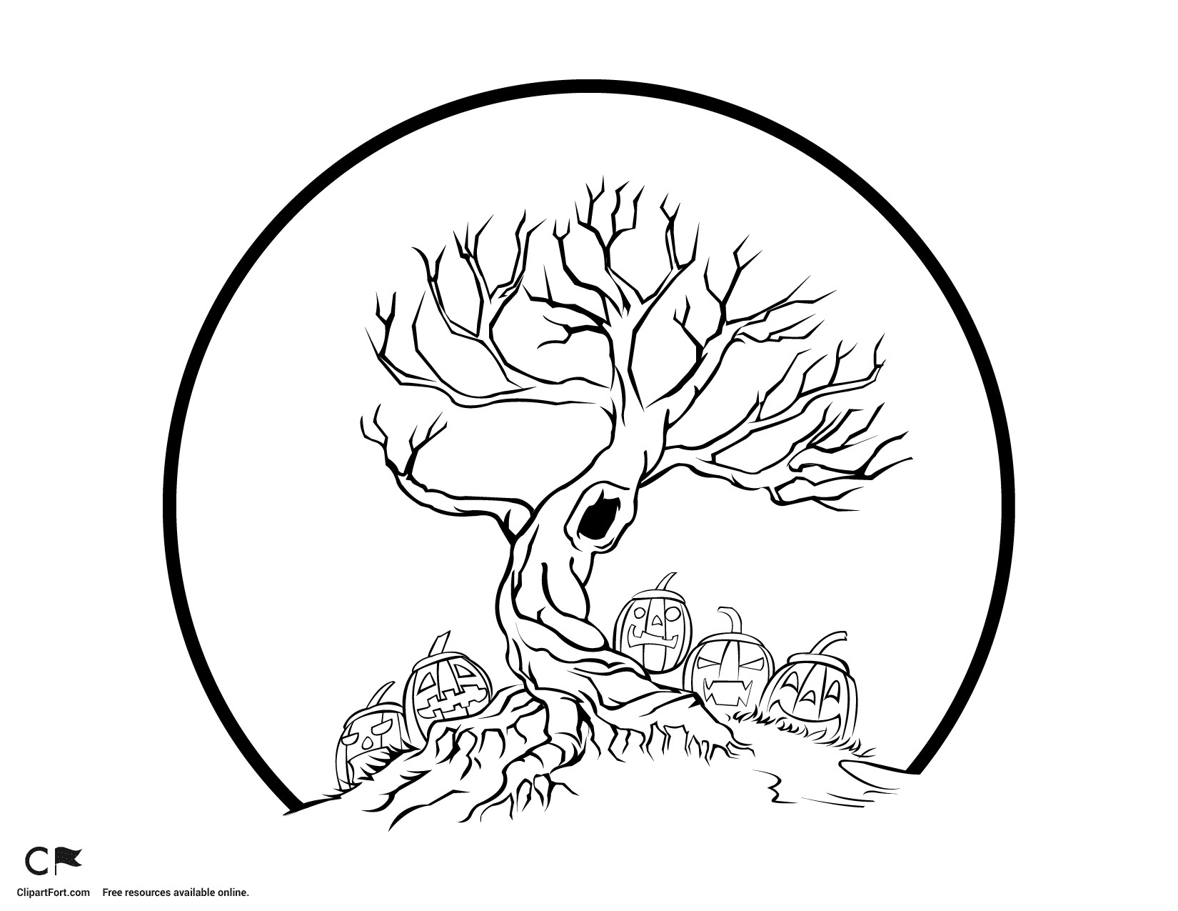 1650x1275 Spooky Coloring Pages Free Draw To Color