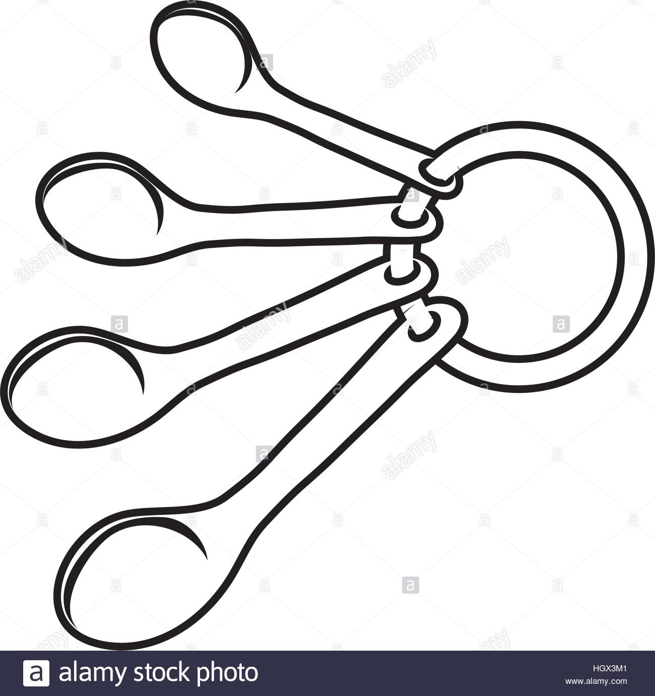 1300x1381 Isolated Measuring Spoons Icon Vector Illustration Graphic Design