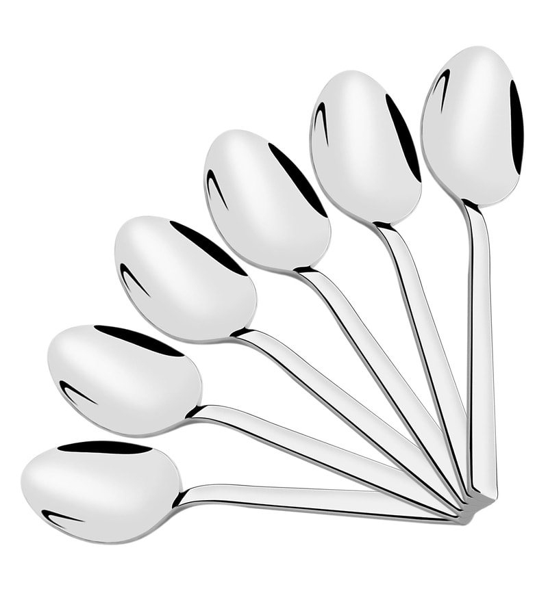 800x880 Buy Shapes Rio Silver Stainless Steel Table Spoon