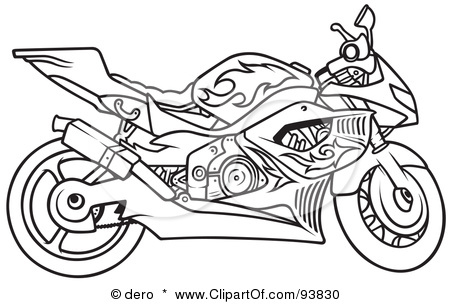 450x304 Great Royalty Free (Rf) Motorcycle Clipart, Illustrations, Vector