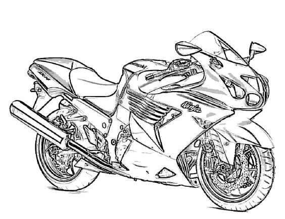 564x435 Motorcycle Coloring Pages To Print Free Printable Motorcycle