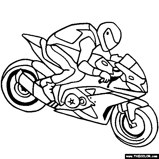 560x560 Motorcycle Coloring Pages Coloring Page For Kids