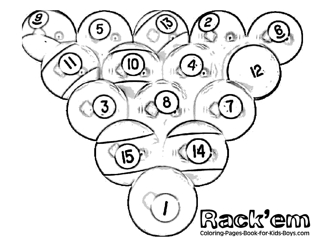 1056x816 Sports Ball Coloring Pages