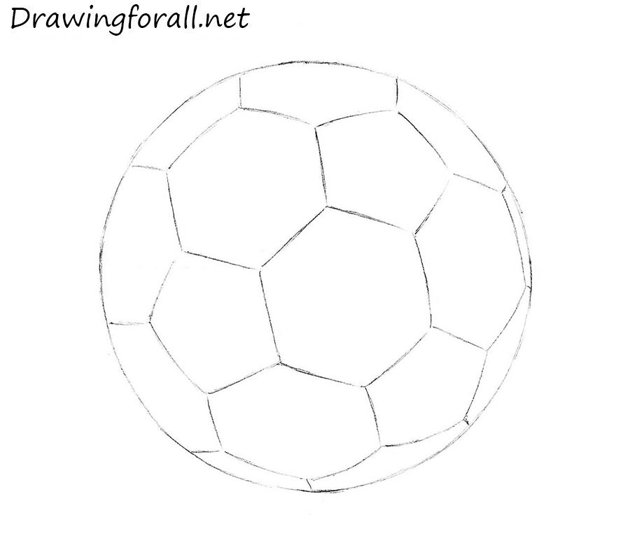900x776 Drawn Ball Soccer Ball