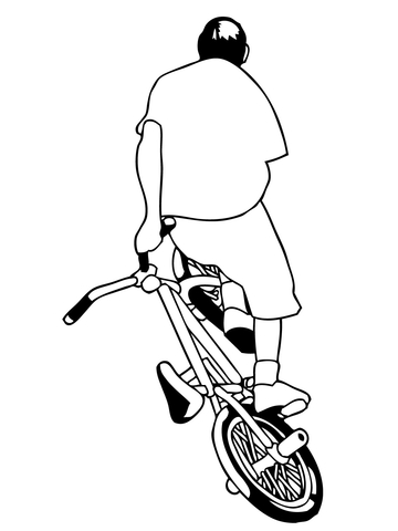 360x480 Street Bmx Bike Coloring Page Free Printable Coloring Pages